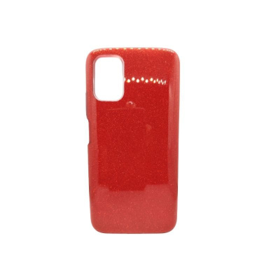 Чехол блестящий Xiaomi Poco M3 (красный)