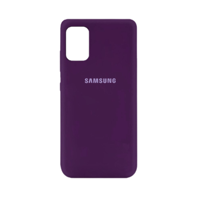 Чехол Silicone Cover Samsung Galaxy A41 (фиолетовый)