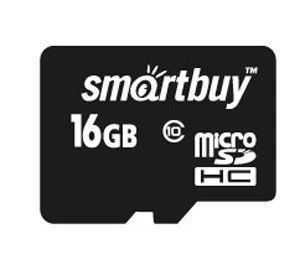 Карта памяти Smart Buy MicroSD 16Gb Class 10